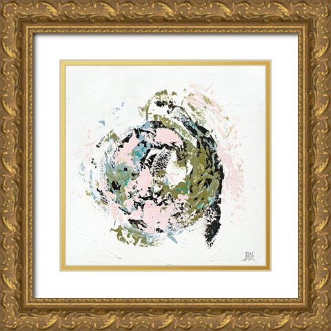 Gateway Circle I Gold Ornate Wood Framed Art Print with Double Matting by Reynolds, Jade