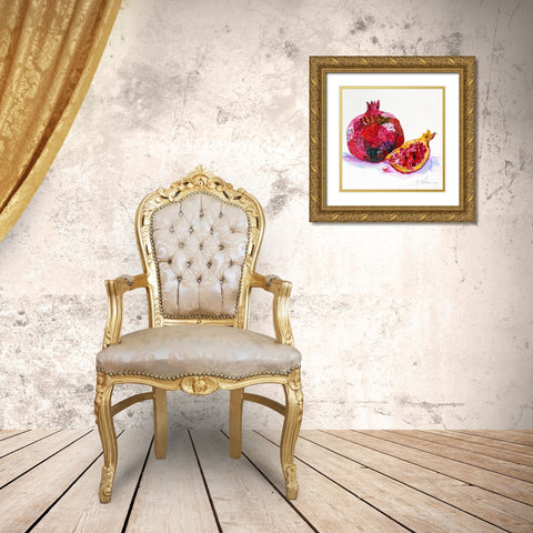 Edibles II Gold Ornate Wood Framed Art Print with Double Matting by St. Hilaire, Elizabeth