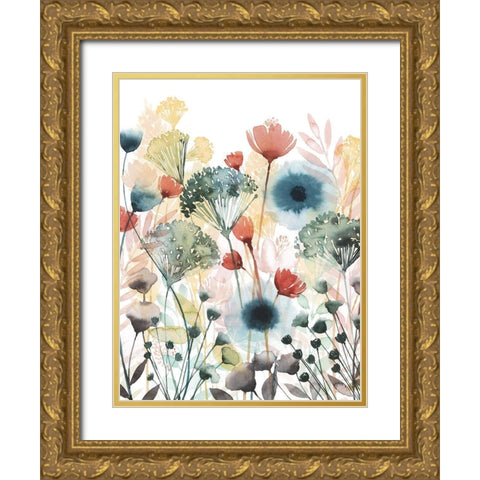 Sunny Sundries I Gold Ornate Wood Framed Art Print with Double Matting by Popp, Grace