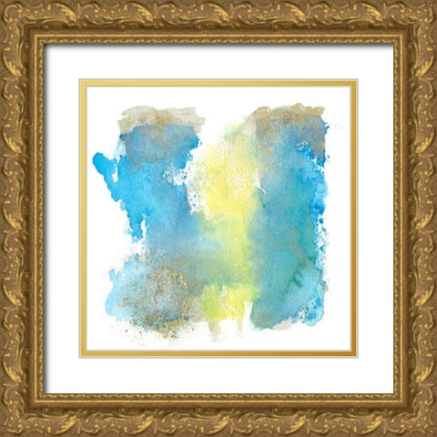 Loving Embrace I Gold Ornate Wood Framed Art Print with Double Matting by Combs, Joyce