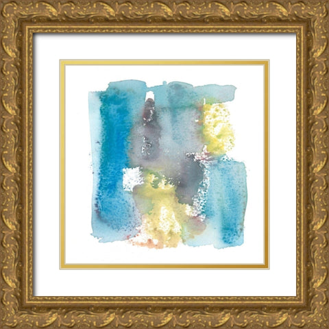 Loving Embrace III Gold Ornate Wood Framed Art Print with Double Matting by Combs, Joyce