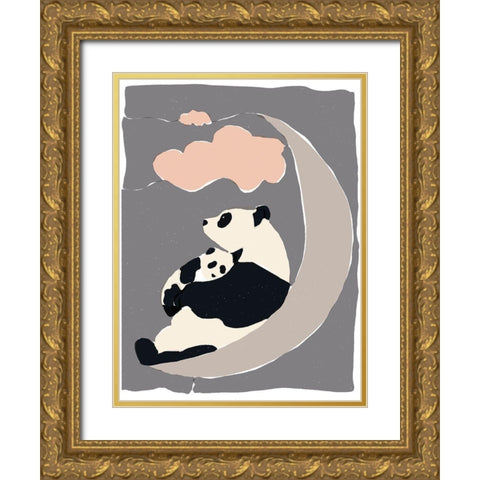 Dreamers I Gold Ornate Wood Framed Art Print with Double Matting by Delamater, Rob
