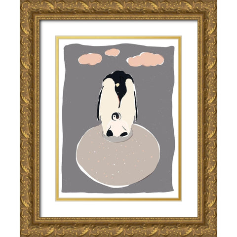 Dreamers II Gold Ornate Wood Framed Art Print with Double Matting by Delamater, Rob