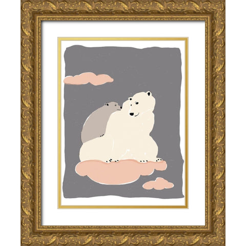 Dreamers III Gold Ornate Wood Framed Art Print with Double Matting by Delamater, Rob