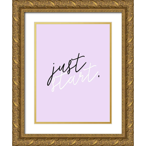GRL PWR VIII Gold Ornate Wood Framed Art Print with Double Matting by Hambly, Anna