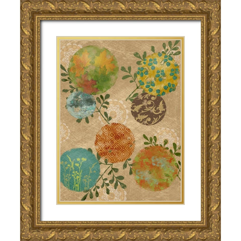Magic I Gold Ornate Wood Framed Art Print with Double Matting by Reynolds, Jade