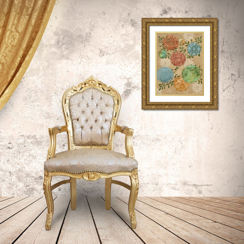 Magic II Gold Ornate Wood Framed Art Print with Double Matting by Reynolds, Jade