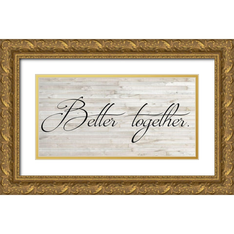 Family Inspiration III Gold Ornate Wood Framed Art Print with Double Matting by Ludwig, Alicia