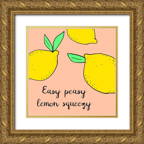 Lemon Squeeze II Gold Ornate Wood Framed Art Print with Double Matting by Sizemore, Natalie
