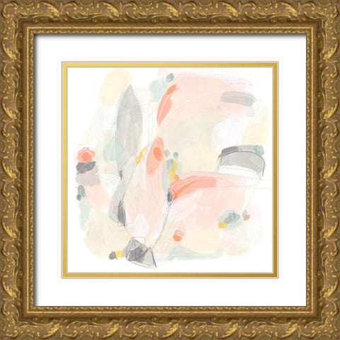 Pastel Prism II Gold Ornate Wood Framed Art Print with Double Matting by Vess, June Erica