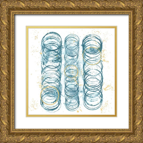 Seismic Order II Gold Ornate Wood Framed Art Print with Double Matting by Guthrie, Jenna
