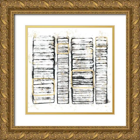 Seismic Order III Gold Ornate Wood Framed Art Print with Double Matting by Guthrie, Jenna