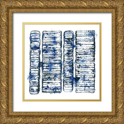 Seismic Order VI Gold Ornate Wood Framed Art Print with Double Matting by Guthrie, Jenna