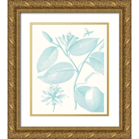 Botanical Study in Spa III Gold Ornate Wood Framed Art Print with Double Matting by Vision Studio