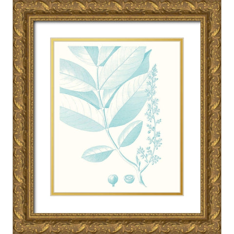 Botanical Study in Spa VI Gold Ornate Wood Framed Art Print with Double Matting by Vision Studio