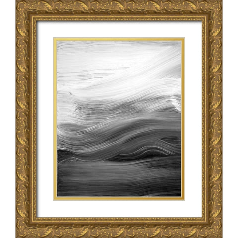Secrets I Gold Ornate Wood Framed Art Print with Double Matting by Guererra, Teodora