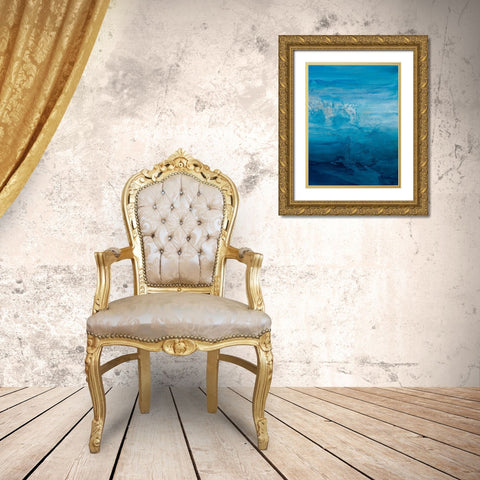 Opal Sky II Gold Ornate Wood Framed Art Print with Double Matting by Guererra, Teodora