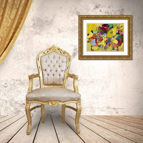 Bumble Gold Ornate Wood Framed Art Print with Double Matting by Friedlander, Allan