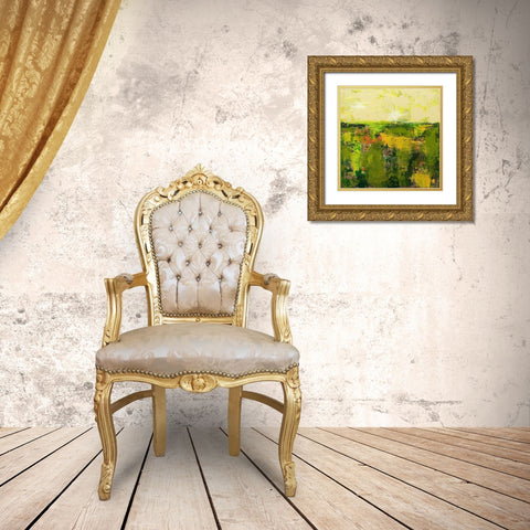 Windermere Gold Ornate Wood Framed Art Print with Double Matting by Friedlander, Allan