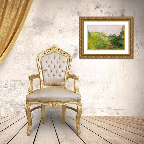 Swindon Gold Ornate Wood Framed Art Print with Double Matting by Friedlander, Allan