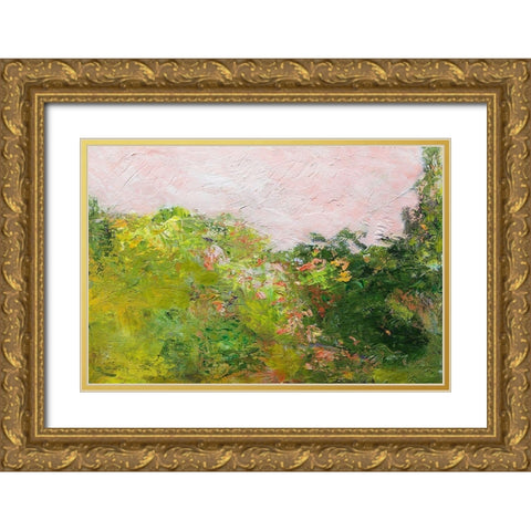 Swindon Gold Ornate Wood Framed Art Print with Double Matting by Friedlander, Allan