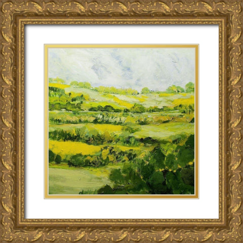 Folkestone Gold Ornate Wood Framed Art Print with Double Matting by Friedlander, Allan