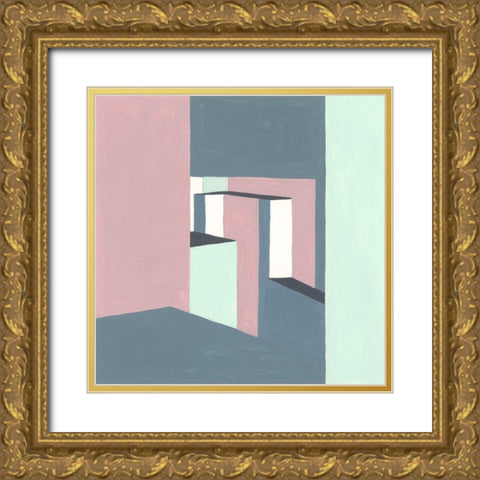 Shadow of the Walls II Gold Ornate Wood Framed Art Print with Double Matting by Wang, Melissa