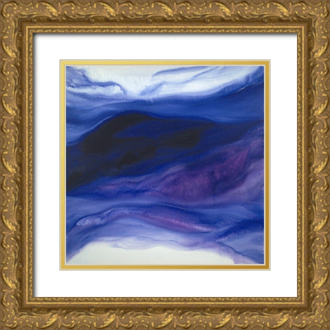 Ocean Daydream Gold Ornate Wood Framed Art Print with Double Matting by Guererra, Teodora