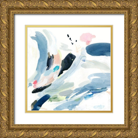 Tailspin IV Gold Ornate Wood Framed Art Print with Double Matting by Borges, Victoria