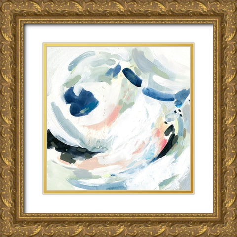 Tailspin V Gold Ornate Wood Framed Art Print with Double Matting by Borges, Victoria