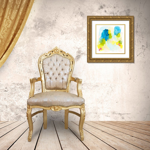 Narrative Structure I Gold Ornate Wood Framed Art Print with Double Matting by Vess, June Erica