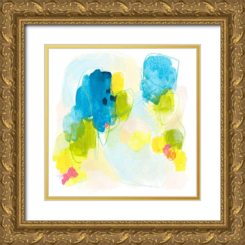 Narrative Structure I Gold Ornate Wood Framed Art Print with Double Matting by Vess, June Erica