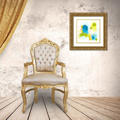 Narrative Structure IV Gold Ornate Wood Framed Art Print with Double Matting by Vess, June Erica