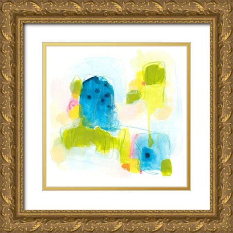 Narrative Structure IV Gold Ornate Wood Framed Art Print with Double Matting by Vess, June Erica