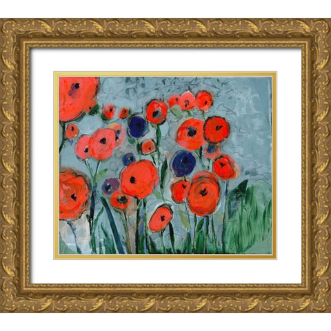 Oodles of Doodles II Gold Ornate Wood Framed Art Print with Double Matting by Daavettila, Tara