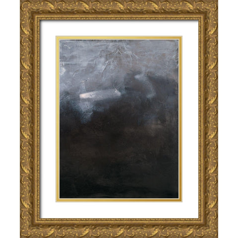 Industrial Contour II Gold Ornate Wood Framed Art Print with Double Matting by Guererra, Teodora
