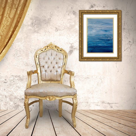 Going Nowhere I Gold Ornate Wood Framed Art Print with Double Matting by Guererra, Teodora