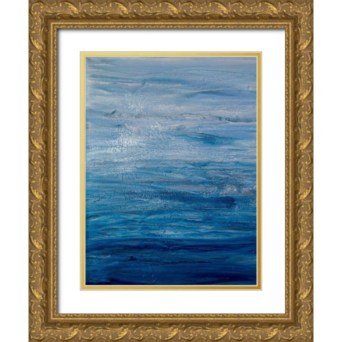 Going Nowhere I Gold Ornate Wood Framed Art Print with Double Matting by Guererra, Teodora