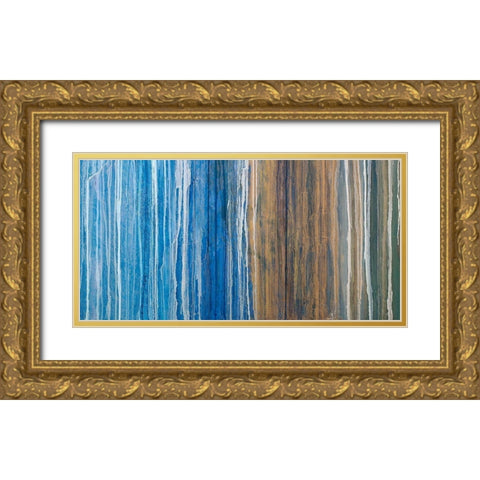Endless II Gold Ornate Wood Framed Art Print with Double Matting by Guererra, Teodora
