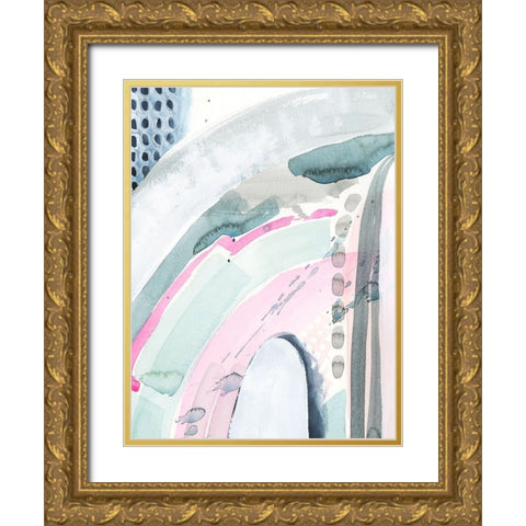 Tidal Wash II Gold Ornate Wood Framed Art Print with Double Matting by Popp, Grace
