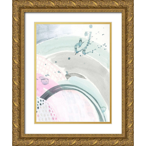 Tidal Wash III Gold Ornate Wood Framed Art Print with Double Matting by Popp, Grace