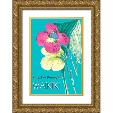 Getaway I Gold Ornate Wood Framed Art Print with Double Matting by Fagalde, Jarman