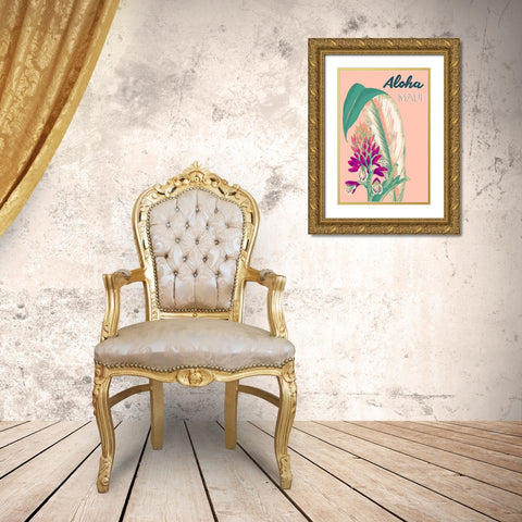 Getaway II Gold Ornate Wood Framed Art Print with Double Matting by Fagalde, Jarman