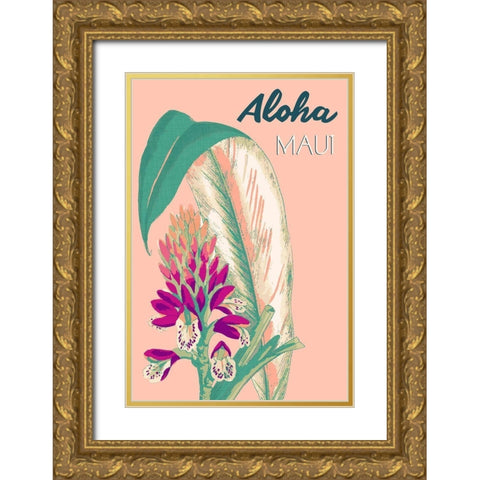 Getaway II Gold Ornate Wood Framed Art Print with Double Matting by Fagalde, Jarman