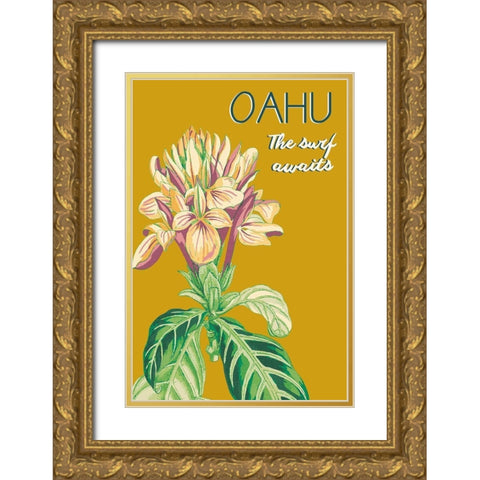 Getaway IV Gold Ornate Wood Framed Art Print with Double Matting by Fagalde, Jarman