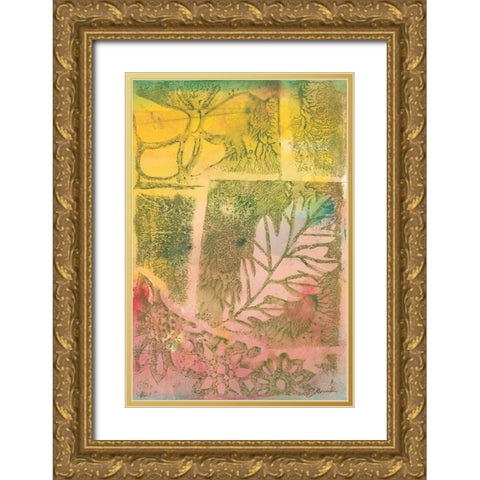 Antique Memories II Gold Ornate Wood Framed Art Print with Double Matting by Combs, Joyce