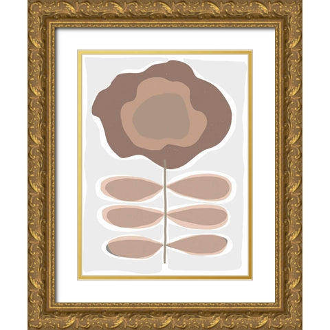 Mod Quirk I Gold Ornate Wood Framed Art Print with Double Matting by Delamater, Rob