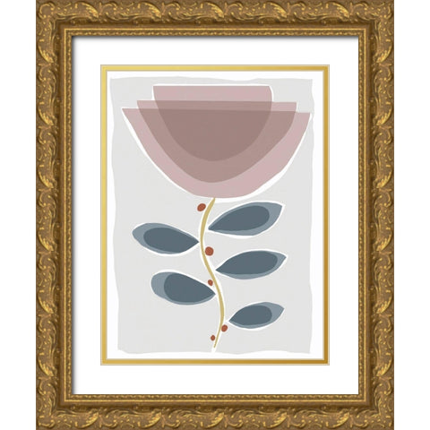 Mod Quirk II Gold Ornate Wood Framed Art Print with Double Matting by Delamater, Rob