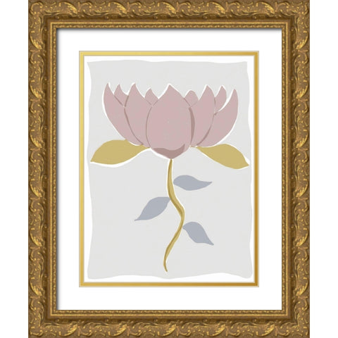 Mod Quirk III Gold Ornate Wood Framed Art Print with Double Matting by Delamater, Rob