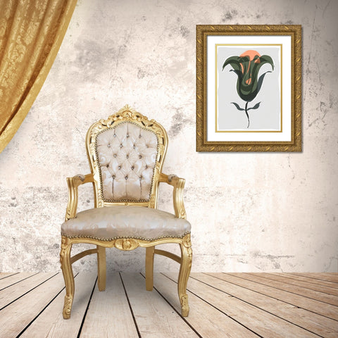 Mod Quirk VI Gold Ornate Wood Framed Art Print with Double Matting by Delamater, Rob